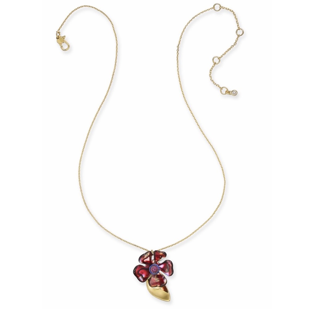 NWT Kate Spade Petal Pushers flower necklace - Picture 1 of 14